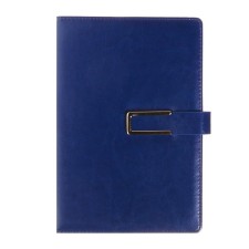 Organizer A5, with a header, 100 sheets, line, PVC cover, blue