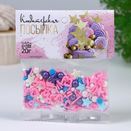 Confectionery Sprinking "Sea abyss", 20 g