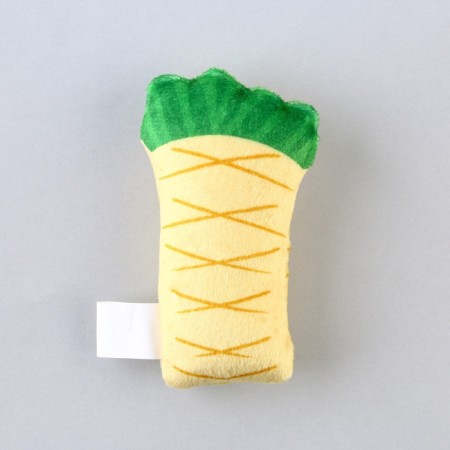 A toy for cats with mint "shawarma" from textiles, 9x5.2 cm-4