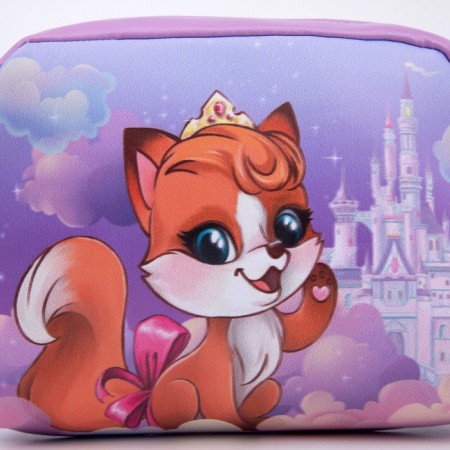 Children's bag for a girl "Fairytale Fox" from eco-leather, on a strap, 15x12x3 cm-2