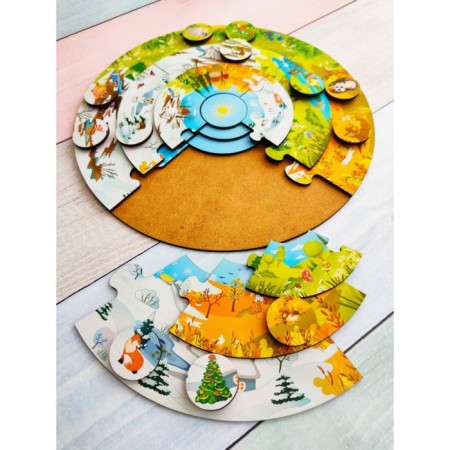 Puzzle-piramide "Seasons"-12