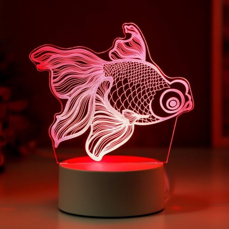 Light "Fish" Led RGB from the network 9.5x15x16.5 cm Risalux-4