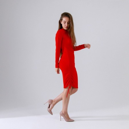 Lapsha dress in the kulisk, 42, red