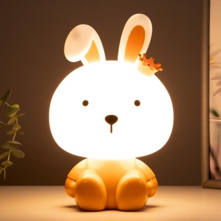 Table lamp "Bunny in the crown" E14 3W orange 16x13x19 cm Risalux-2