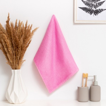 Trick Ethel towel Pink Color 30x60cm, 350 g/m2, 70% cotton, 30% bamboo