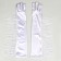 Carnival accessories with fringe, white color