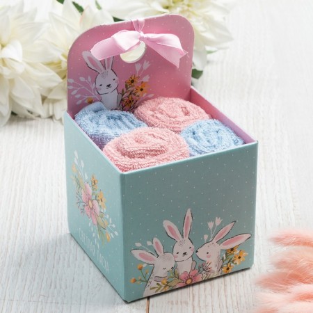 Set of terry napkins Ethel "Light Easter" 30x30 cm - 4 pcs, 100% cotton, 340 g/m2