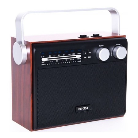 Radio receiver portable signal BZRP RP-334 Dark Dark USB SD/Microsd-1