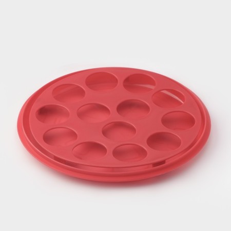 Tortovitsa with a lid of a share, a removable stand for cakes, 13 cells, d = 28 cm, color mix-2