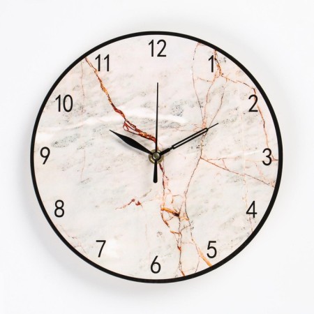 Watch wall "stone", discrete move, D-23. cm
