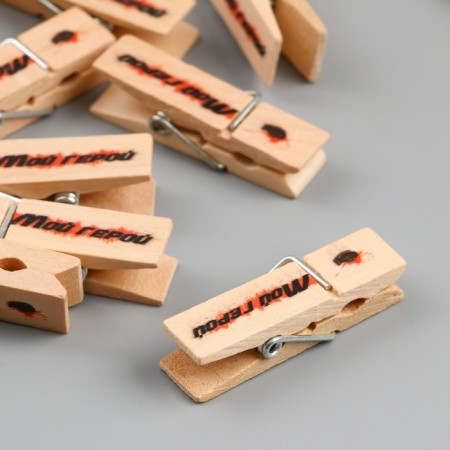 Decor for creativity tree "clothespin - my hero" set 10 pcs-3