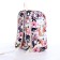 School backpack from textiles on a zipper, 3 pockets, pencil case, color colorful color