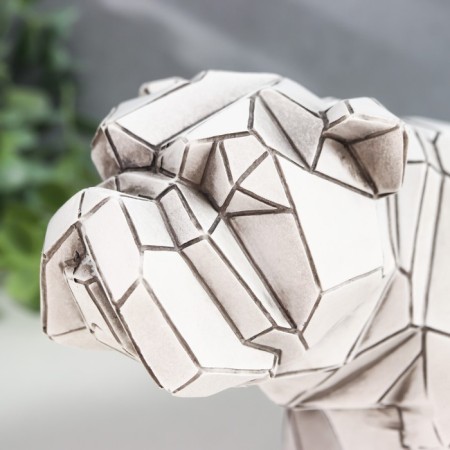 Souvenir Polystone 3D "English bulldog" Bezh 15x11x28 cm-5