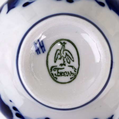 Cup "Bud", 10x8x8 cm, gzhel-3