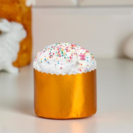 Paper form for Easter cake "Orange" 60 x 45 mm