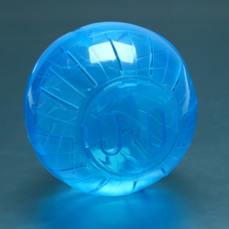 A ball for rodents on a metal base, 12 cm, blue-4
