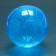 A ball for rodents on a metal base, 12 cm, blue