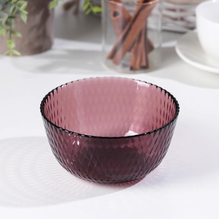 Glass Salad "idyll", 350 ml, d = 12 cm, lilac color-4