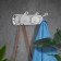 Tundra hanger tund005, metal, three -horned, chromium color