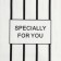 Apron Ethel "For You" 60 x80cm, 100% p/e