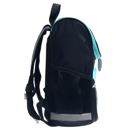 School standard, 36 x 26 x 16 cm, + bag for shoes 40 x 32 cm, calligrata n "Game", black-7
