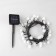 Garland “thread” 4.5 m with nozzles “roses”, IP44, dark thread, 30 LED, glow red, 2 modes, solar battery