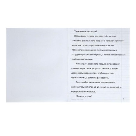 Workbook "Preschool Records in the line", part 2-4