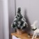 Fir -tree artificial desktop "elite lush snow -white" 55 cm