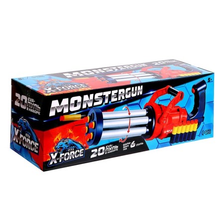 Blaster Monstergun, 20 bullets, shoots soft bullets-9