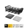 Electric Grill KitFort KT-1647, RAKTERY, 1200 W, 8 pans, 70x70 mm, black