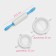 A set for modeling dumplings of the Dolyan, 3 objects, forms D = 7.5 and 10 cm, rolling pin mix