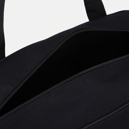 Road bag with lightning, external pocket, long belt, black color-2