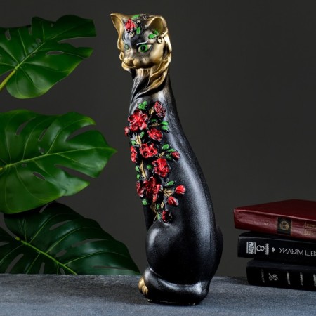 Figure "Marquise Medium with flowers" 42x12x14cm-3