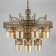 Suspended chandelier Citilux "emir" CL467193, 9x75W, E27, brown color