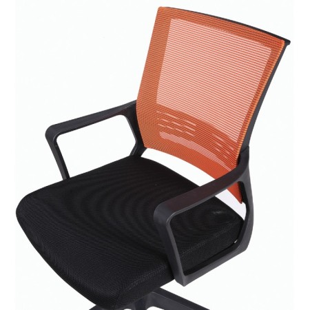 Brabix armchair "Balance MG-320", with armrests, combined black/orange-7