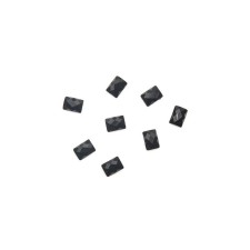 TNL plastic design, black rectangle, 10 pcs