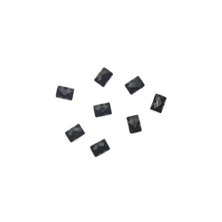 TNL plastic design, black rectangle, 10 pcs