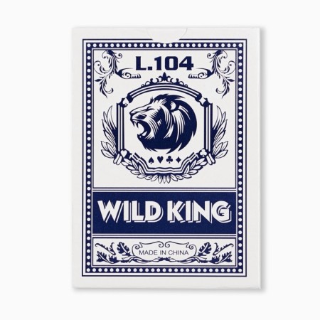 Paper Paper Cards Wild King, 55 pcs, 280 g/m2, blue, 6.3 x 8.8 cm-2