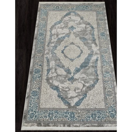 Rectangular carpet Kardlen Marmaris, size 192x400 cm, color Cream/Gry-1