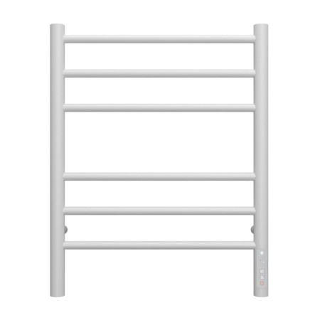 Terminus heated towel rail "Aurora" P6, 450x600 mm, dimmer, white matte
