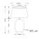 Decorative table lamp Arte Lamp Sarin A4061LT-1PB, E27, 40 W, 38x38x58 cm, copper, white