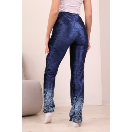 Female suit, size 46, blue color-11