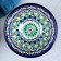 Rishtan ceramics "flowers" 15 cm, small, blue