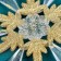 Christmas tree decoration "Snowflakes Righty shine" 14x14 cm, mix, transparent-gold