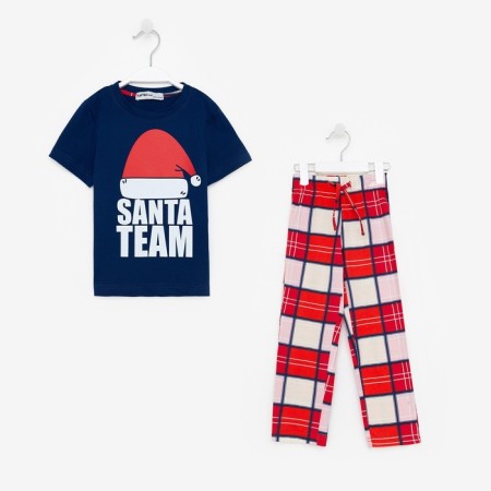 Pajama Children's KAFTAN "Santa Team" R.28 (86-92)-5