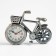 Clock - alarm clock "Bicycle", discrete move, D -7 cm, 13.5 x 18.5 cm, aa