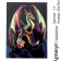 Picture on numbers on a canvas with a subframe "Dragon" 20x30 cm