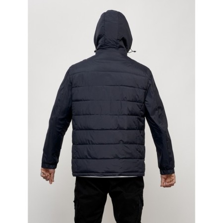 Male spring jacket, size 48, dark blue color-13