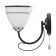 Bra 2026/1 E27 60W black+chrome 20x13.5x20 cm