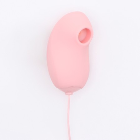 Vibroyaite with a vacuum-wave clitoris stimulant, Power Bank, Soft silicone, pink-3